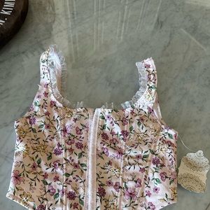 Floral corset size small